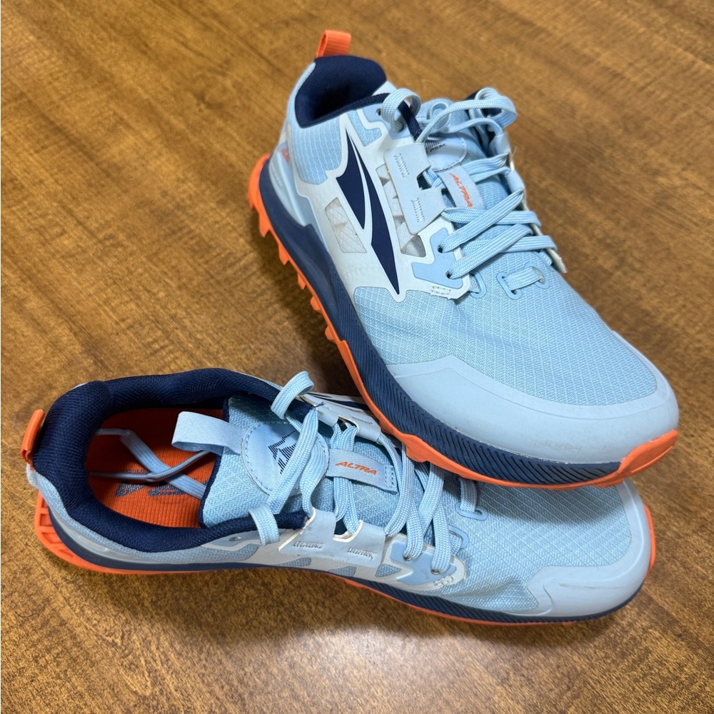 Altra Athletic Shoes - Light Blue and Orange